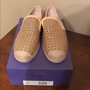 So cute!!!  Gold Stuart flats. Never worn!!
